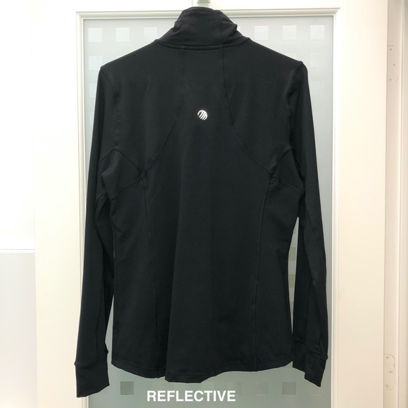 πHPπ MPG Black DayGlo Green Ruched Collar Reflective Slim Fit Athletic Jacket - Picture 8 of 14